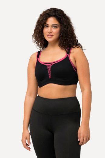 Plus size veliki brojevi Grudnjak sportski s podesivim naramenicama za punije