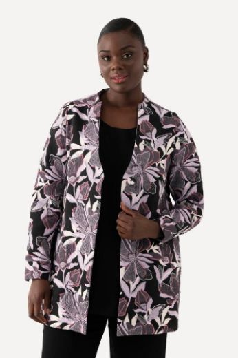 Plus size veliki brojevi Sako lagani cvjetnog printa za punije