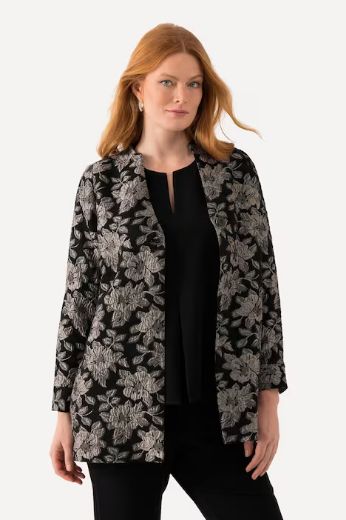 Plus size veliki brojevi Sako lagani cvjetnog motiva za punije