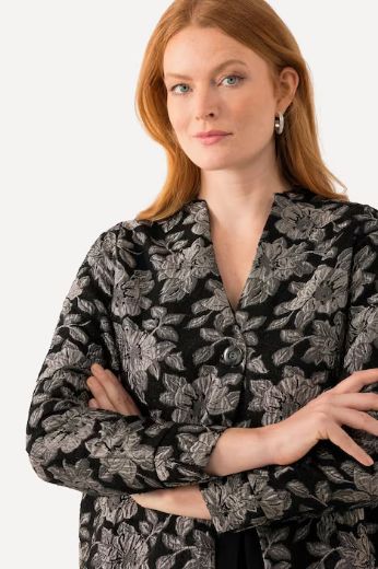 Plus size veliki brojevi Sako lagani cvjetnog motiva za punije