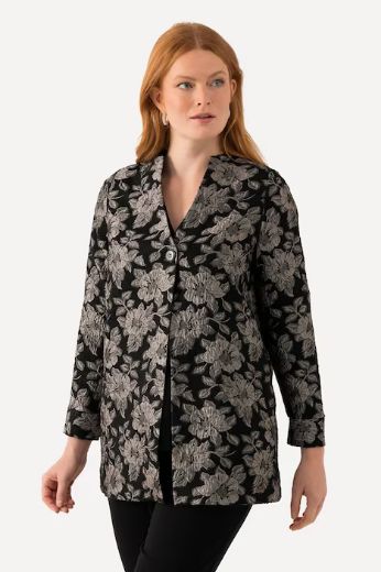 Plus size veliki brojevi Sako lagani cvjetnog motiva za punije