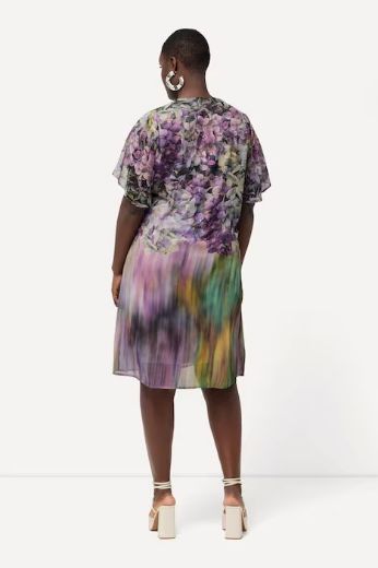 Plus size veliki brojevi Haljina elegantna A kroja s printom za punije