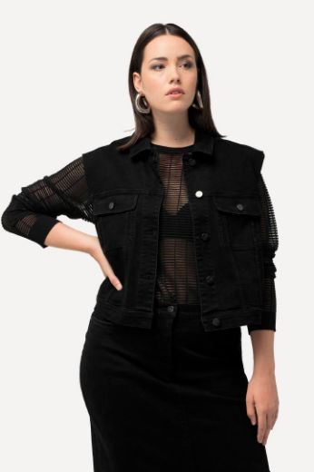 Plus size veliki brojevi Prskuk od trapera za punije