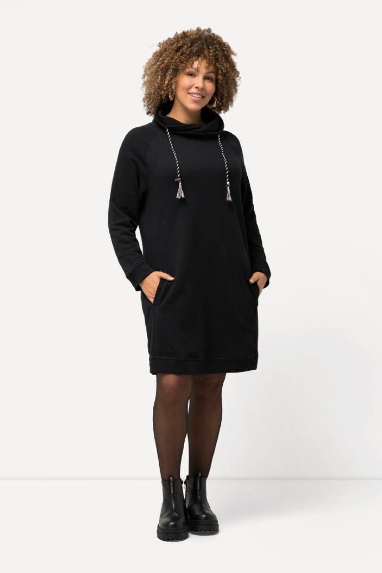 Plus size veliki brojevi Haljina povišenog ovratnika za punije