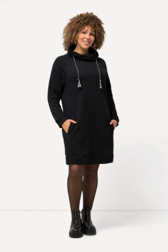 Plus size veliki brojevi Haljina povišenog ovratnika za punije