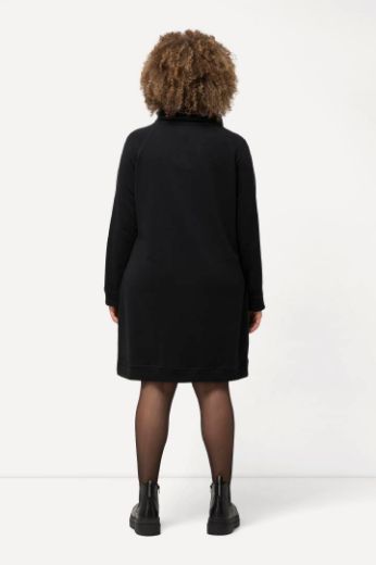 Plus size veliki brojevi Haljina povišenog ovratnika za punije