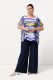 Veliki brojevi Bluza s printom moda za punije