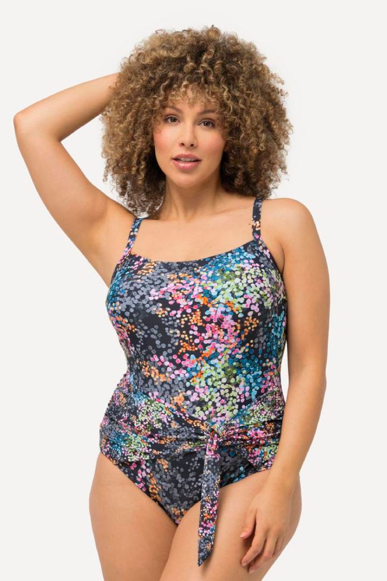 Plus size veliki brojevi Kupaći kostim jednodijelni s printom za punije