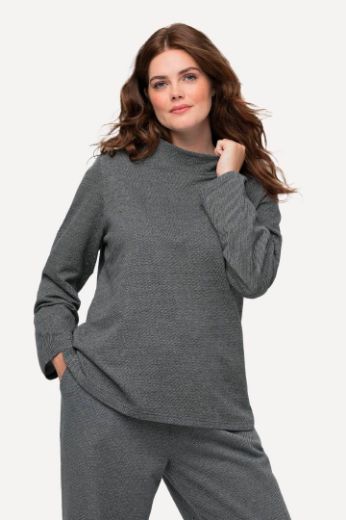 Plus size veliki brojevi Majica povišenog ovratnika za punije