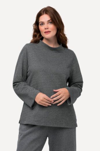 Plus size veliki brojevi Majica povišenog ovratnika za punije