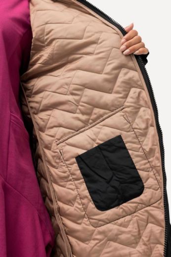 Plus size veliki brojevi Jakna duži model s džepovima za punije
