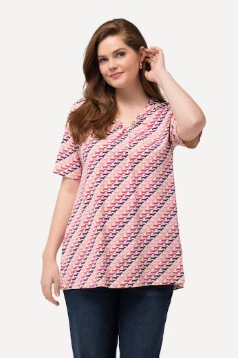 Plus size veliki brojevi Majica A kroja s printom psa za punije