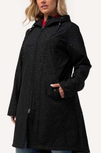 Plus size veliki brojevi Jakna funkcionalna dužeg kroja s kapuljačom za punije
