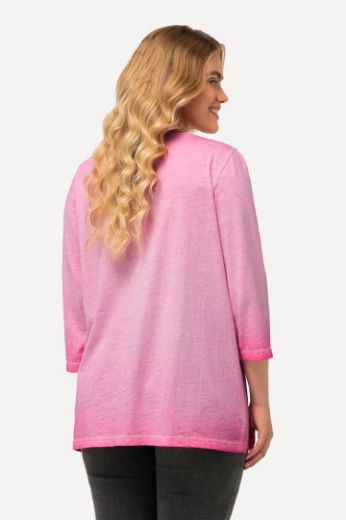 Plus size veliki brojevi Majica V ovratnika s natpisom za punije