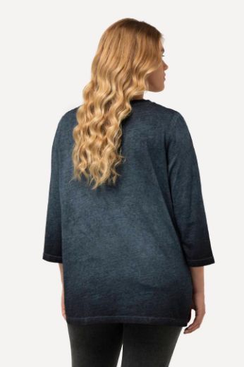 Plus size veliki brojevi Majica V ovratnika s natpisom za punije