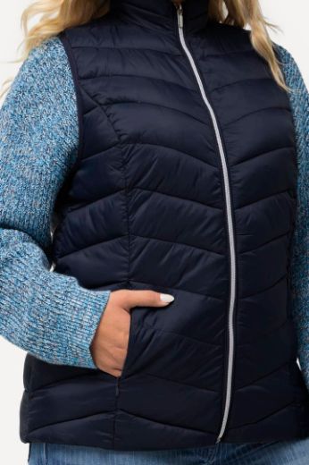 Plus size veliki brojevi Prsluk štepani za punije