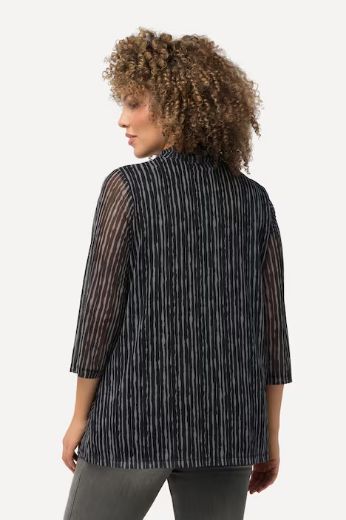 Plus size veliki brojevi Majica V ovratnika 3/4 rukavi za punije