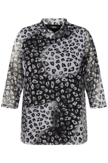 Plus size veliki brojevi Majica V ovratnika 3/4 rukavi za punije