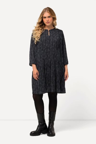 Veliki brojevi Haljina 3/4 rukavi moda za punije