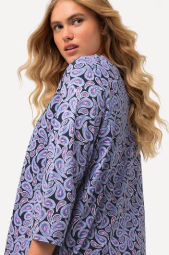 Plus size veliki brojevi Majica dužeg kroja 3/4 rukavi za punije