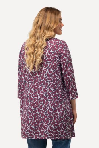Plus size veliki brojevi Majica dužeg kroja 3/4 rukavi za punije
