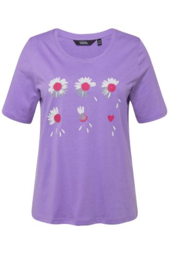 Plus size veliki brojevi Majica cvjetnog printa za punije