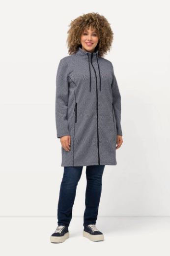 Plus size veliki brojevi Jakna od flisa dužeg kroja za punije
