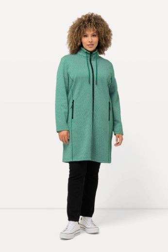Plus size veliki brojevi Jakna od flisa dužeg kroja za punije