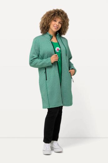 Plus size veliki brojevi Jakna od flisa dužeg kroja za punije