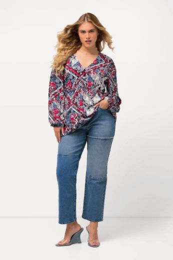 Plus size veliki brojevi Traperice Mandy ravan kroj nogavica za punije