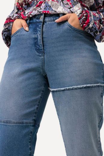Plus size veliki brojevi Traperice Mandy ravan kroj nogavica za punije