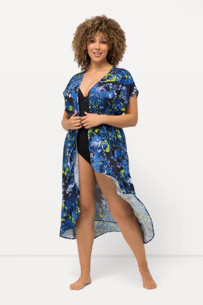 Veliki brojevi Kaftan cvjetnog printa moda za punije