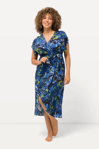 Plus size veliki brojevi Kaftan cvjetnog printa za punije