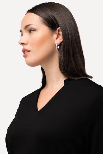 Plus size veliki brojevi Haljina A kroja s 3/4 rukavima za punije