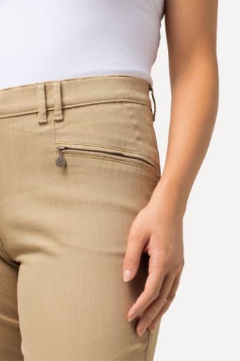 Plus size veliki brojevi Hlače Mony s patentnim zatvaračem na džepovima za punije