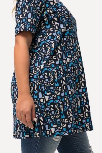 Plus size veliki brojevi Majica A kroja s printom slova za punije