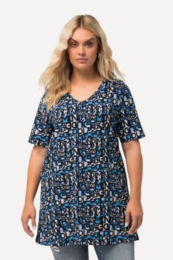Plus size veliki brojevi Majica A kroja s printom slova za punije