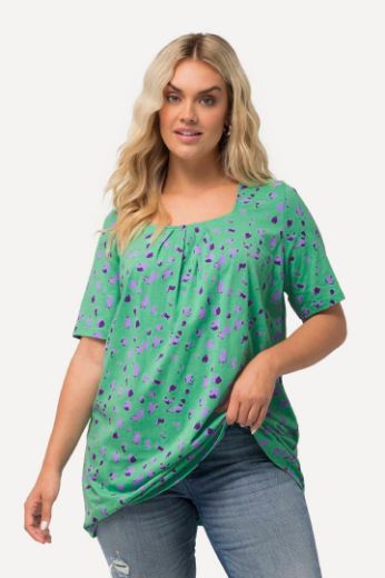 Plus size veliki brojevi Majica A kroja kratkih rukava za punije