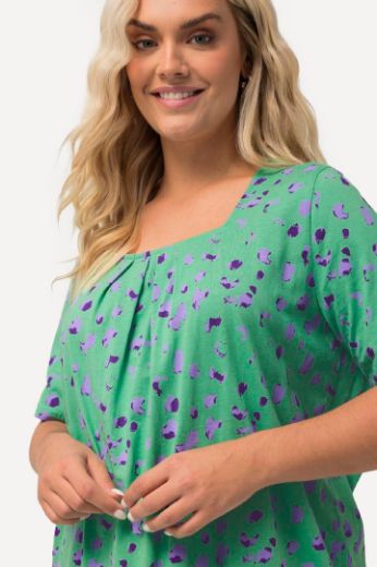 Plus size veliki brojevi Majica A kroja kratkih rukava za punije