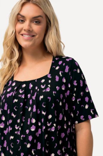 Plus size veliki brojevi Majica A kroja kratkih rukava za punije