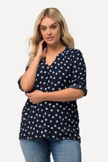 Plus size veliki brojevi Bluza s printom točki za punije
