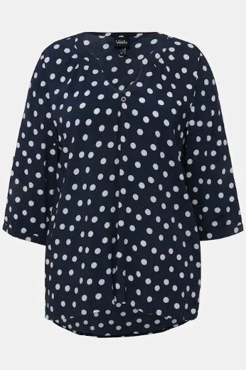 Plus size veliki brojevi Bluza s printom točki za punije