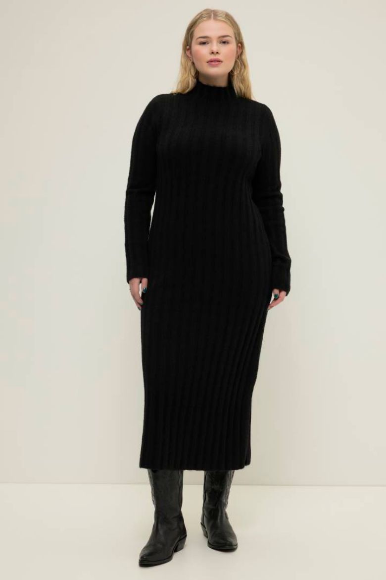 Plus size veliki brojevi Haljina pletena maxi za punije