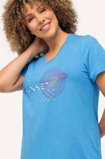 Plus size veliki brojevi Majica funkcionalna kratkih rukava V ovratnika za punije