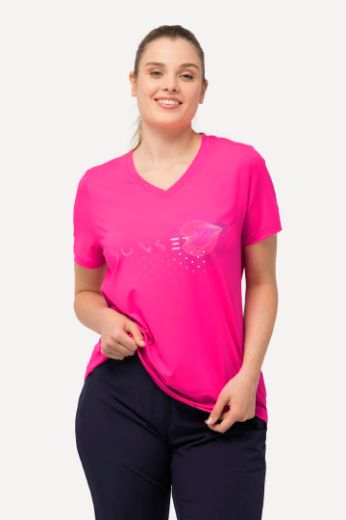 Plus size veliki brojevi Majica funkcionalna kratkih rukava V ovratnika za punije