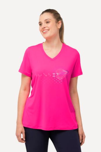 Plus size veliki brojevi Majica funkcionalna kratkih rukava V ovratnika za punije