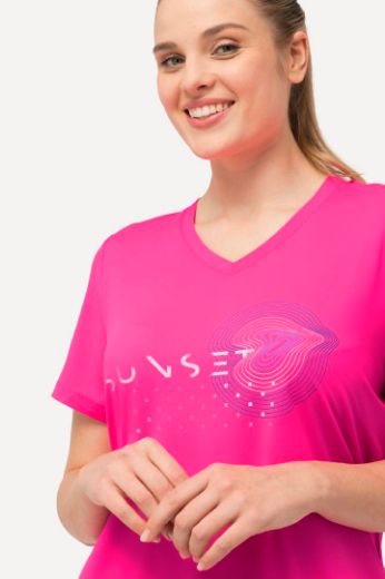 Plus size veliki brojevi Majica funkcionalna kratkih rukava V ovratnika za punije
