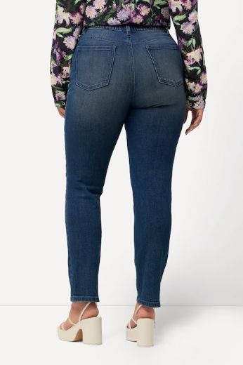 Plus size veliki brojevi Traperice uništenog efekta za punije