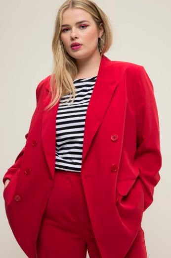 Plus size veliki brojevi Sako lagani s duplim kopčanjem za punije