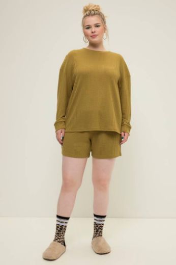 Plus size veliki brojevi Pidžama dugih rukava i kratkih nogavica za punije